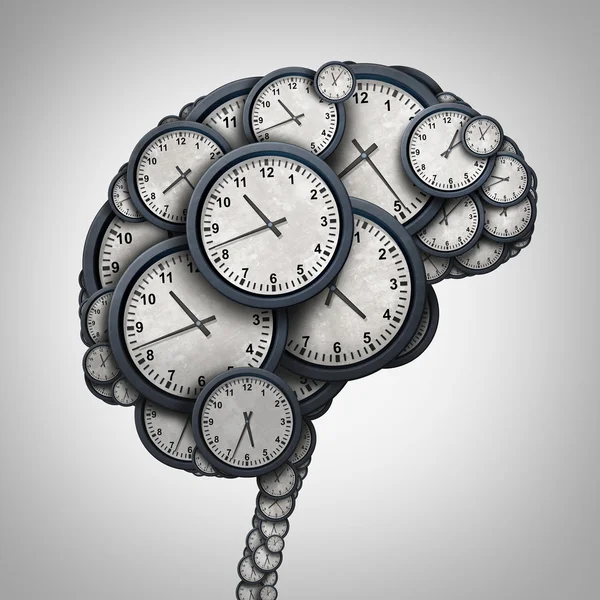 Concepto del cerebro del tiempo —  Fotos de Stock