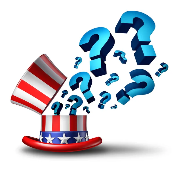 United States Election Question — Stock Photo, Image