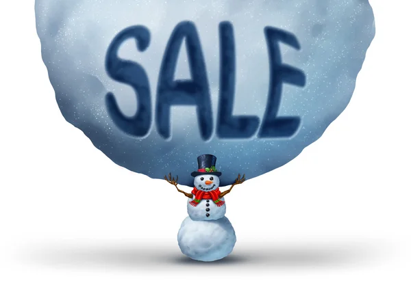 Concetto di vendita invernale — Foto Stock
