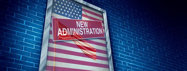 Nueva Administración Estados Unidos Inauguración Presidente Gobierno Estadounidense Después Una — Foto de Stock