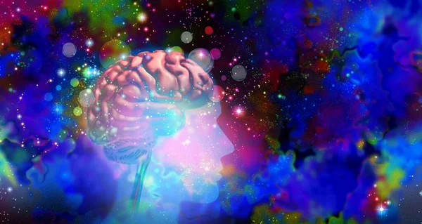 Psychedelic Drug Psychedelics Hallucinogenic Drugs Hallucinogens Representing States Consciousness Psychology — Stock Photo, Image