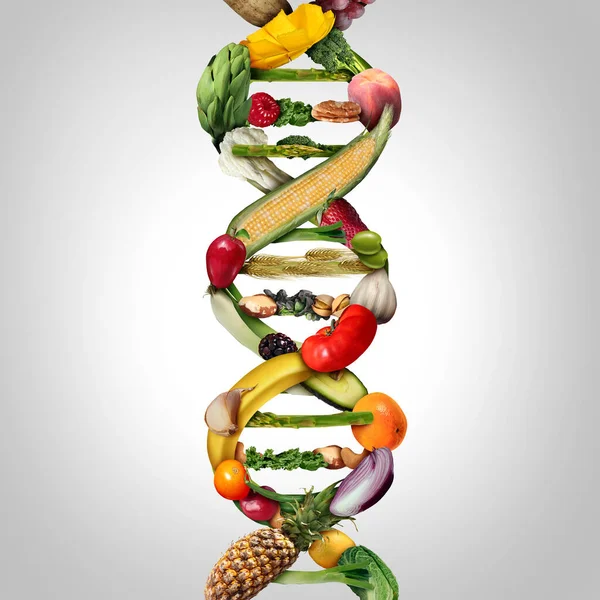 Gmo Food Genetically Modified Crops Engineered Agriculture Concept Using Biotechnology — Stock Photo, Image