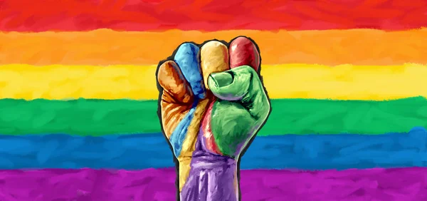 Pride Social Justice Gay Rights Community Support Lgbt Lgbtq Community — Stock Photo, Image