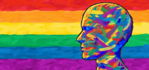 Orgullo Personas Justicia Social Derechos Los Homosexuales Apoyo Comunitario Lgbt — Foto de Stock