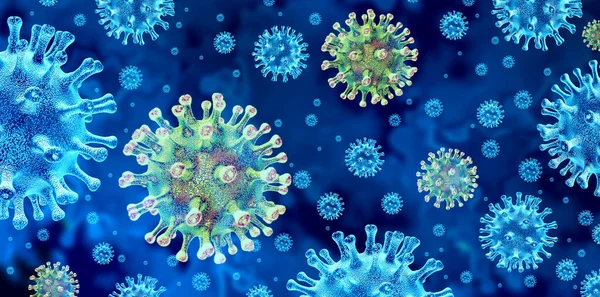 Covid Variant Delta Lambda Variants Mutating Virus Concept New Coronavirus — Stock Photo, Image
