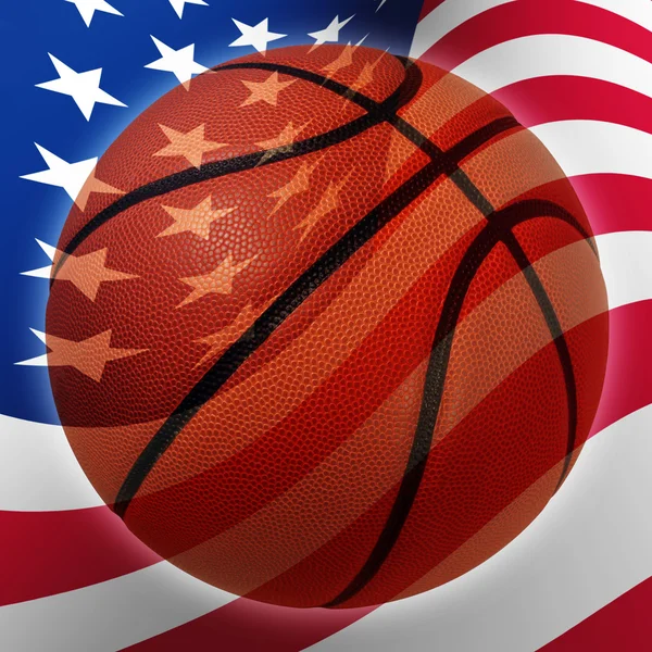 Amerikaans basketbal — Stockfoto