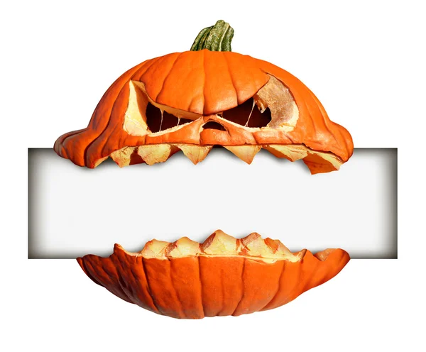 Segno vuoto di Halloween — Foto Stock