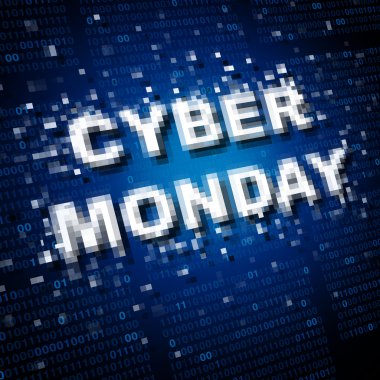 Cyber Monday sale clipart
