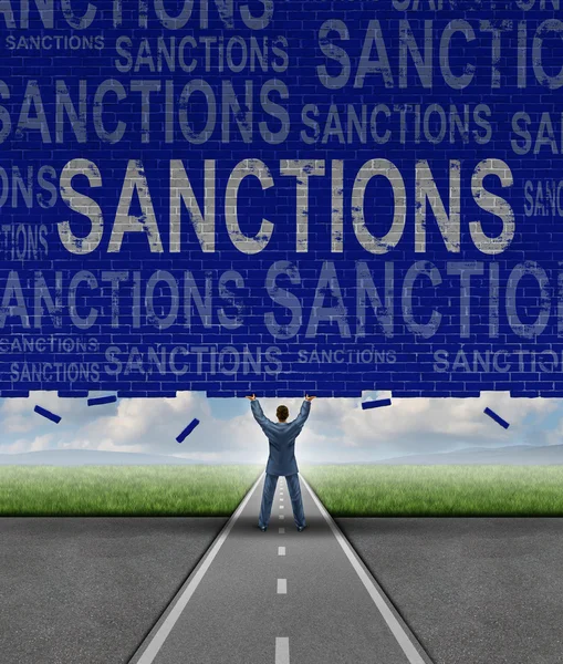 Lfting Sanctions — Stock Photo, Image