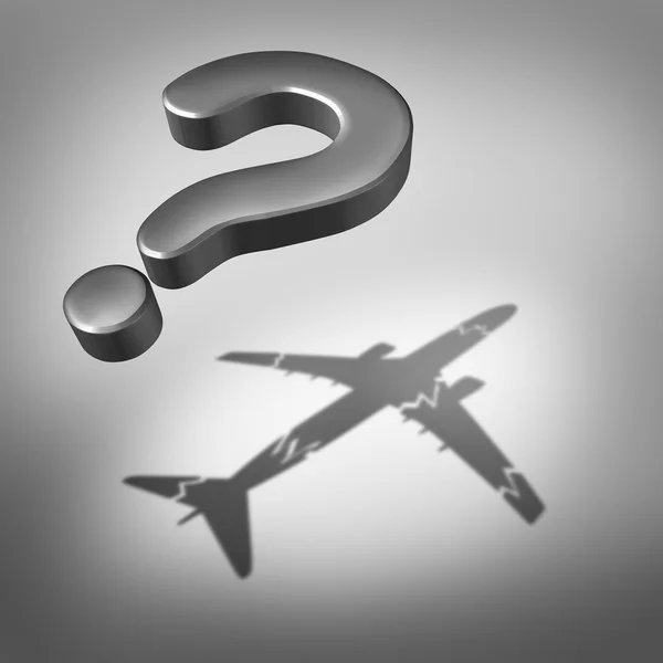 Aviation Disaster Question — Stock Photo, Image