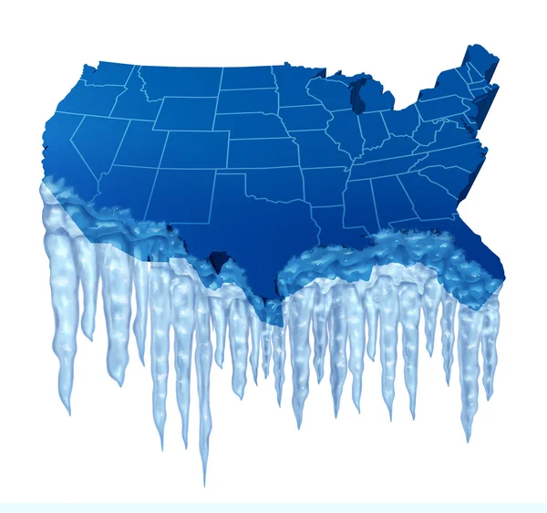 American Deep Freeze — Stock Photo, Image