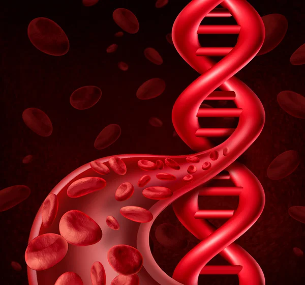 DNA Sangue — Foto Stock