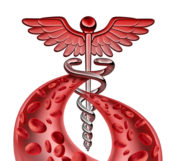 Símbolo de sangue médico — Fotografia de Stock