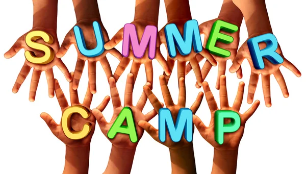 Campamento de verano Niños — Foto de Stock