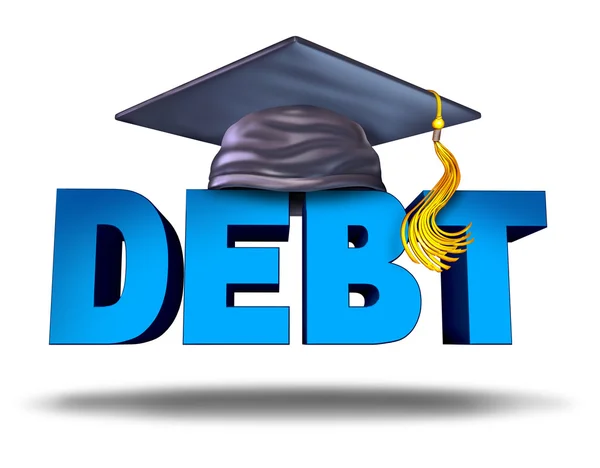 Studentský dluh — Stock fotografie