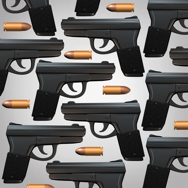 Gun And Bullet Background — Stock Photo, Image