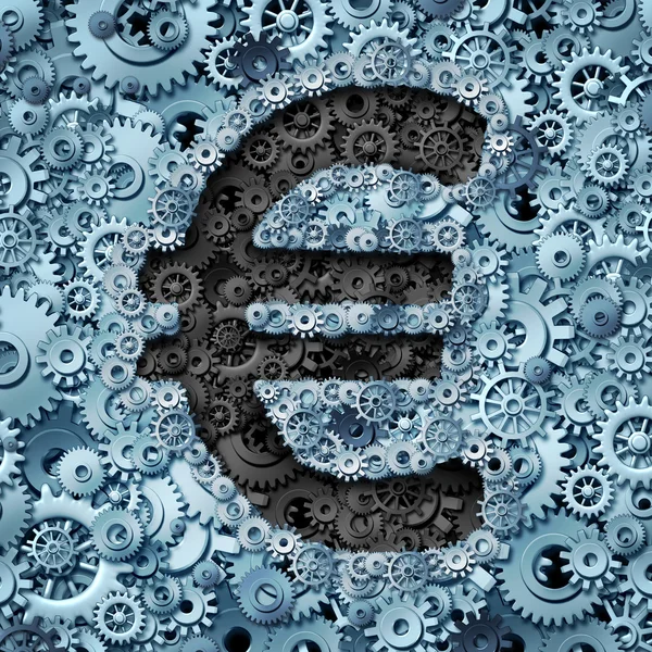 Euro bankszektor — Stock Fotó