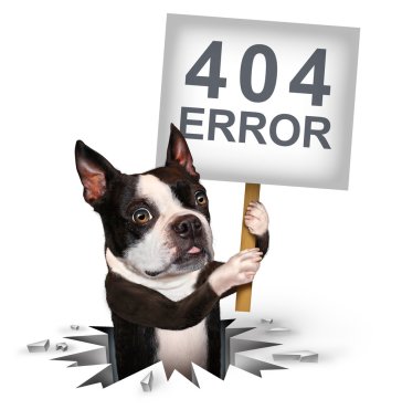 404 Error clipart