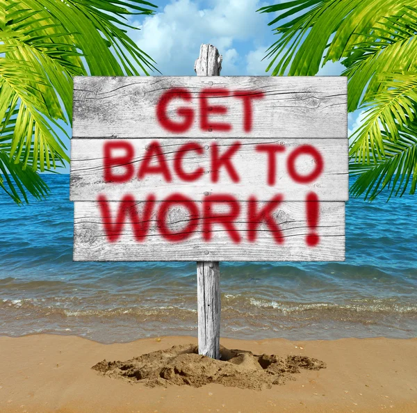 Back To Work — Stock Photo, Image