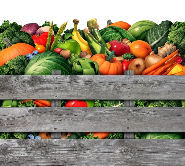 Colheita de frutas e produtos hortícolas — Fotografia de Stock