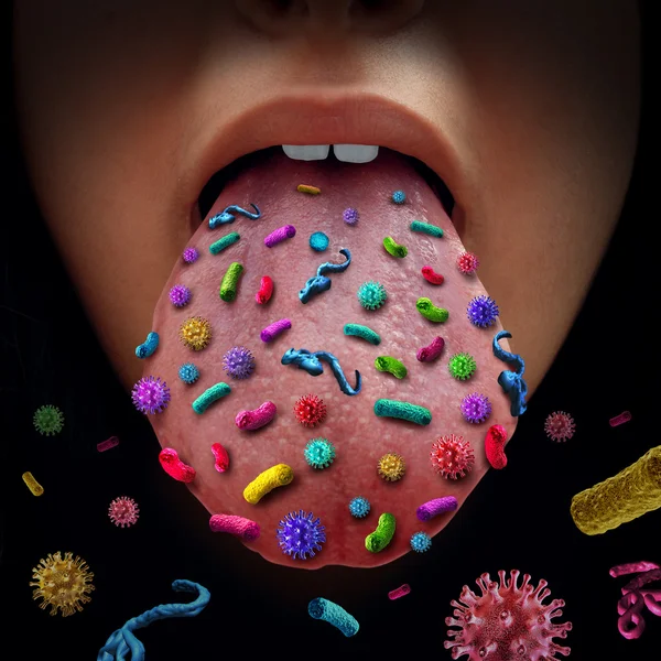 Mouth Germs — Stock Photo, Image