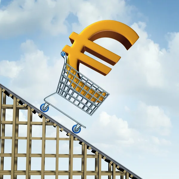 Euro Currency Decline — Stock Photo, Image