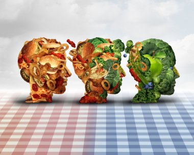 Changing Diet concept clipart