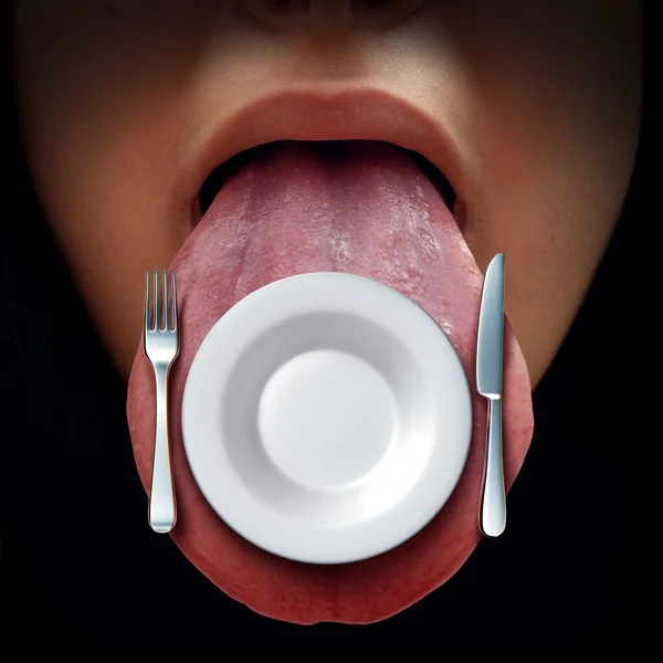 Comer concepto de tiempo — Foto de Stock