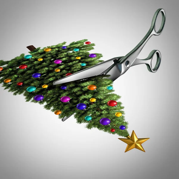 Cut Back On Christmas — Stock Photo, Image