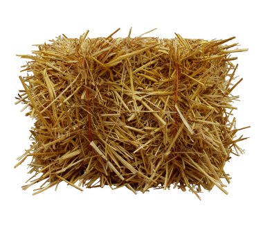 Bale-Of-Hay-Front-View clipart