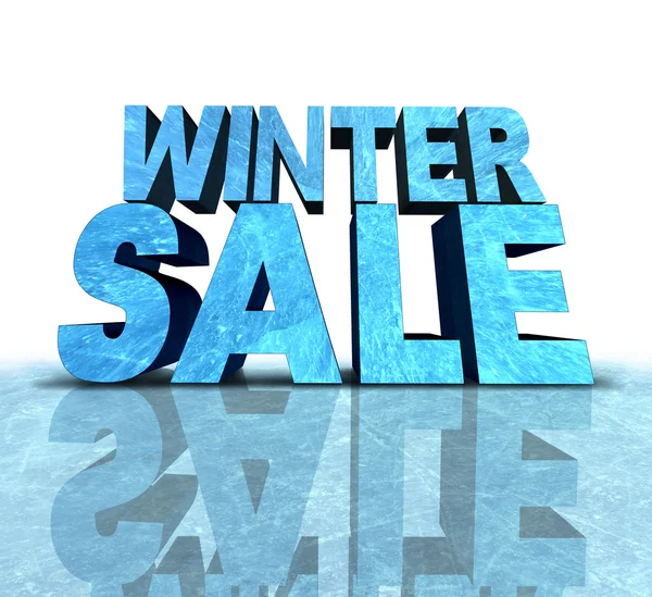 Kış satışı işareti — Stok fotoğraf