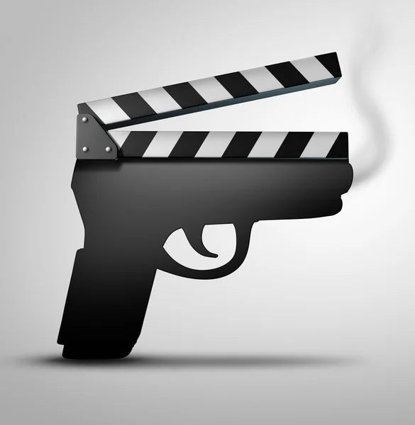 Concetto di violenza cinematografica — Foto Stock