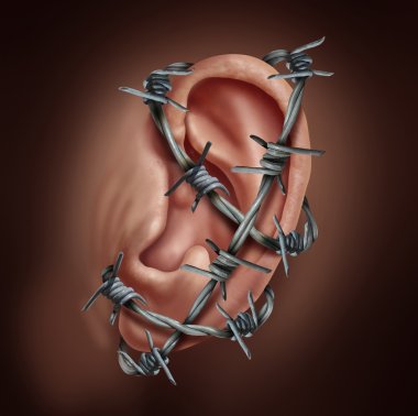Human Ear Pain clipart