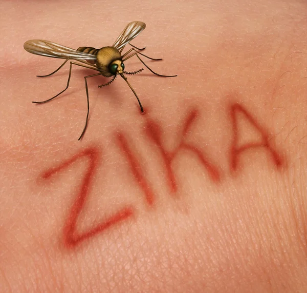 Zika betegség fogalma — Stock Fotó