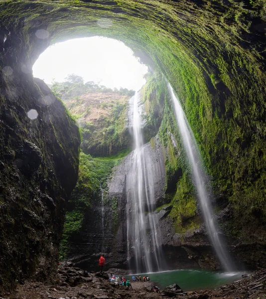 Madakaripura waterfall, beautiful view — Stock Photo, Image