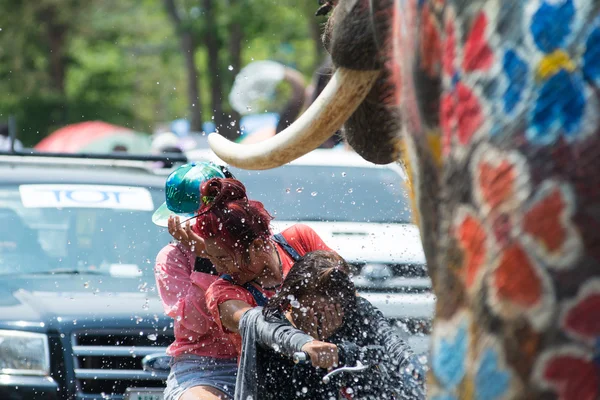 Festiwal Songkran w Ayuttaya — Zdjęcie stockowe