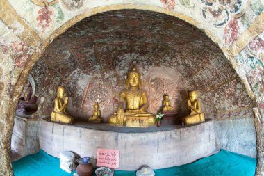 Pho kazanmak Taung mağaralar