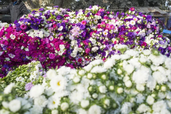 Flower market in Mandalay — Stock Photo, Image