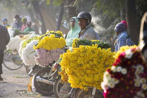 Mandalay Flower Market — Stock Photo, Image