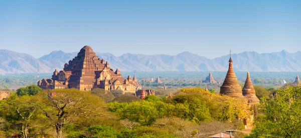 Moři pagod a chrámy v Bagan — Stock fotografie