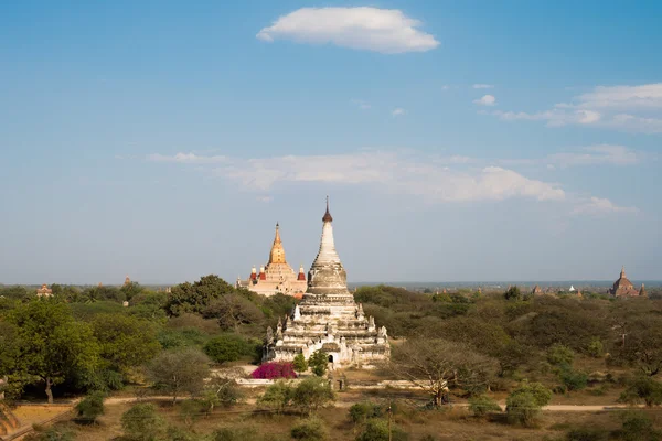 Pagod a chrámy v Bagan — Stock fotografie