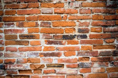 eski sarı tuğla duvar