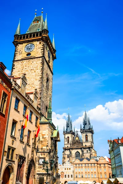 Prag Tschechien Altes Rathaus Aus Dem Jahr 1388 Gothischer Baustil — Stockfoto