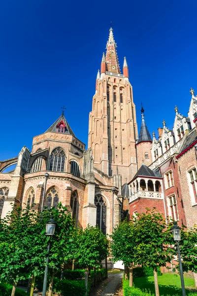 Church of Our Lady, Bruges, Belgium — Stock Fotó