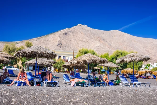 Santorini, Grécia Fotos De Bancos De Imagens