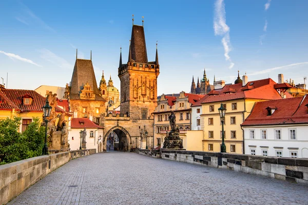 Karlsbrücke, Prag, Tschechien — Stockfoto