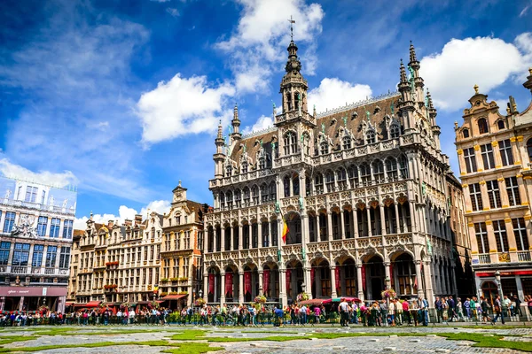 Grand Place, Брюссель, Бельгия — стоковое фото