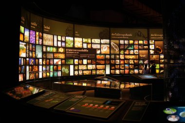 Pathum Thani / Tayland-27 Ağustos 2020: RAMA9 MÜZESİ, HAYAT ÖZGÜRLERİ  