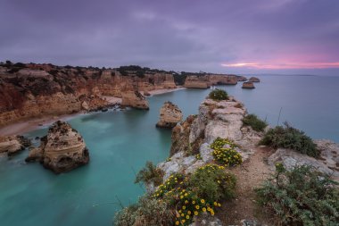 Sahilde Marinha efsanevi gündoğumu.