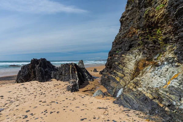 Rocky coast with sea views. — Stok fotoğraf